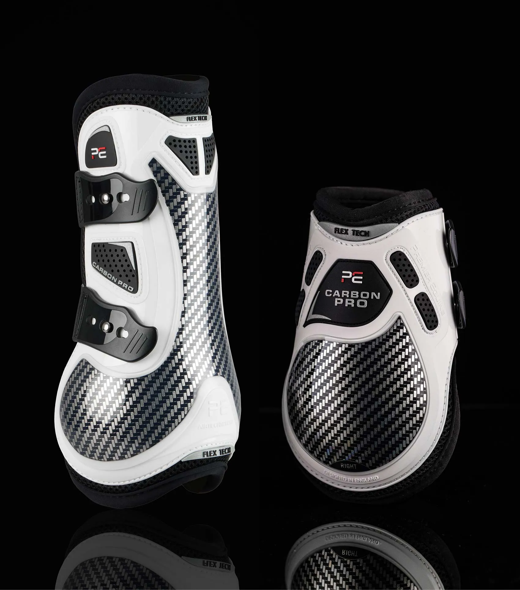 Carbon Pro Tendon Boots White