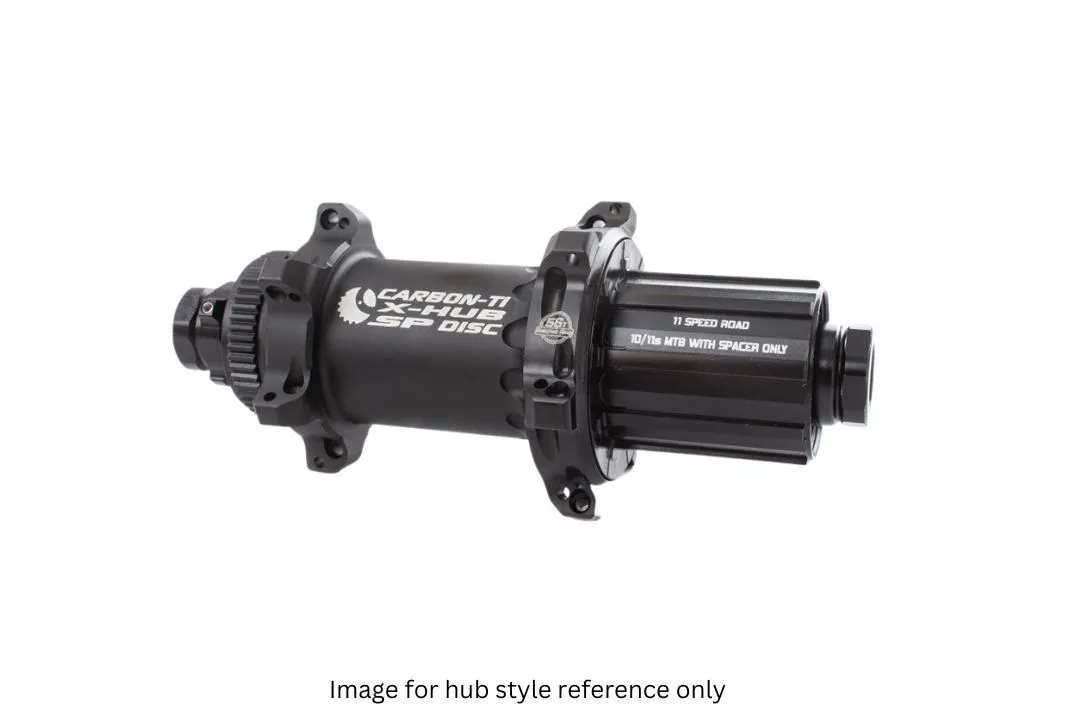 Carbon-Ti X-Hub SP Center Lock X-12 24h Shimano Rear Hub | Black