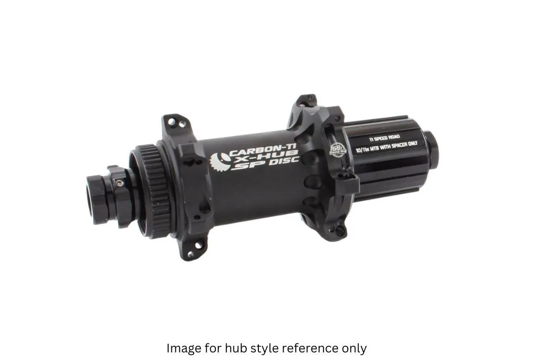 Carbon-Ti X-Hub SP Center Lock X-12 24h Shimano Rear Hub | Black