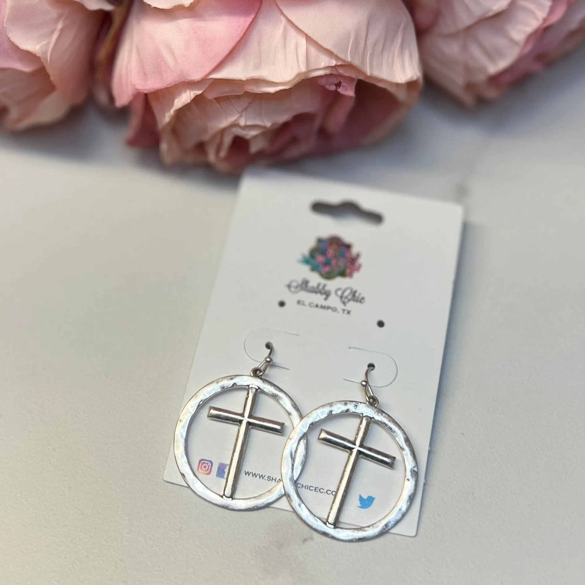 Carry Your Cross Earrings