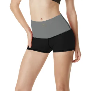 Cash Vision Yoga Shorts - Grey Black