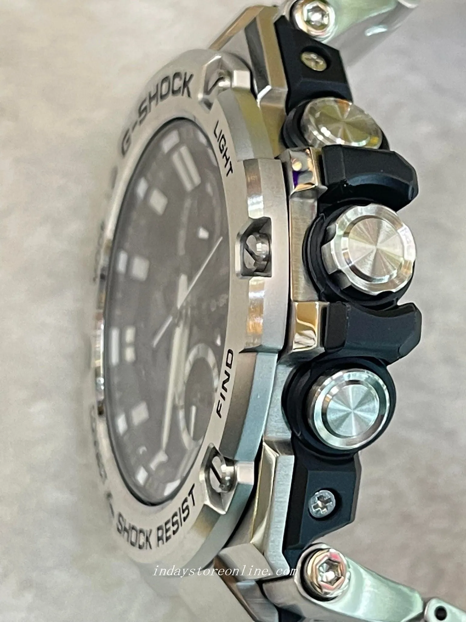 Casio G-Shock G-Steel Men's Watch GST-B100D-1A Tough Solar (Solar powered) Mobile link (Wireless linking using Bluetooth®)