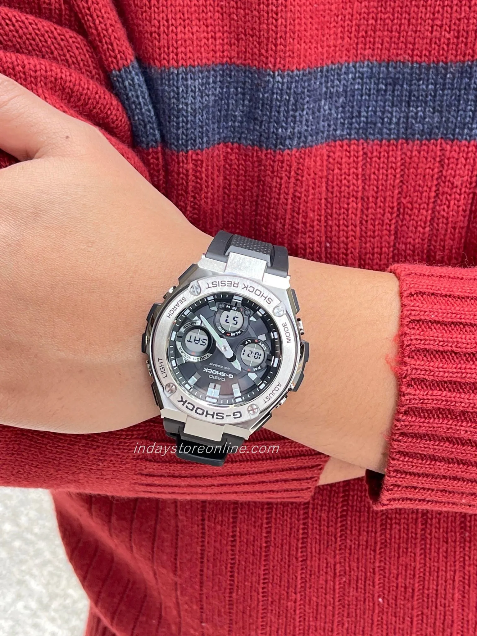 Casio G-Shock G-Steel Men's Watch GST-S110-1A Analog-Digital Shock Resistant Tough Solar (Solar powered)