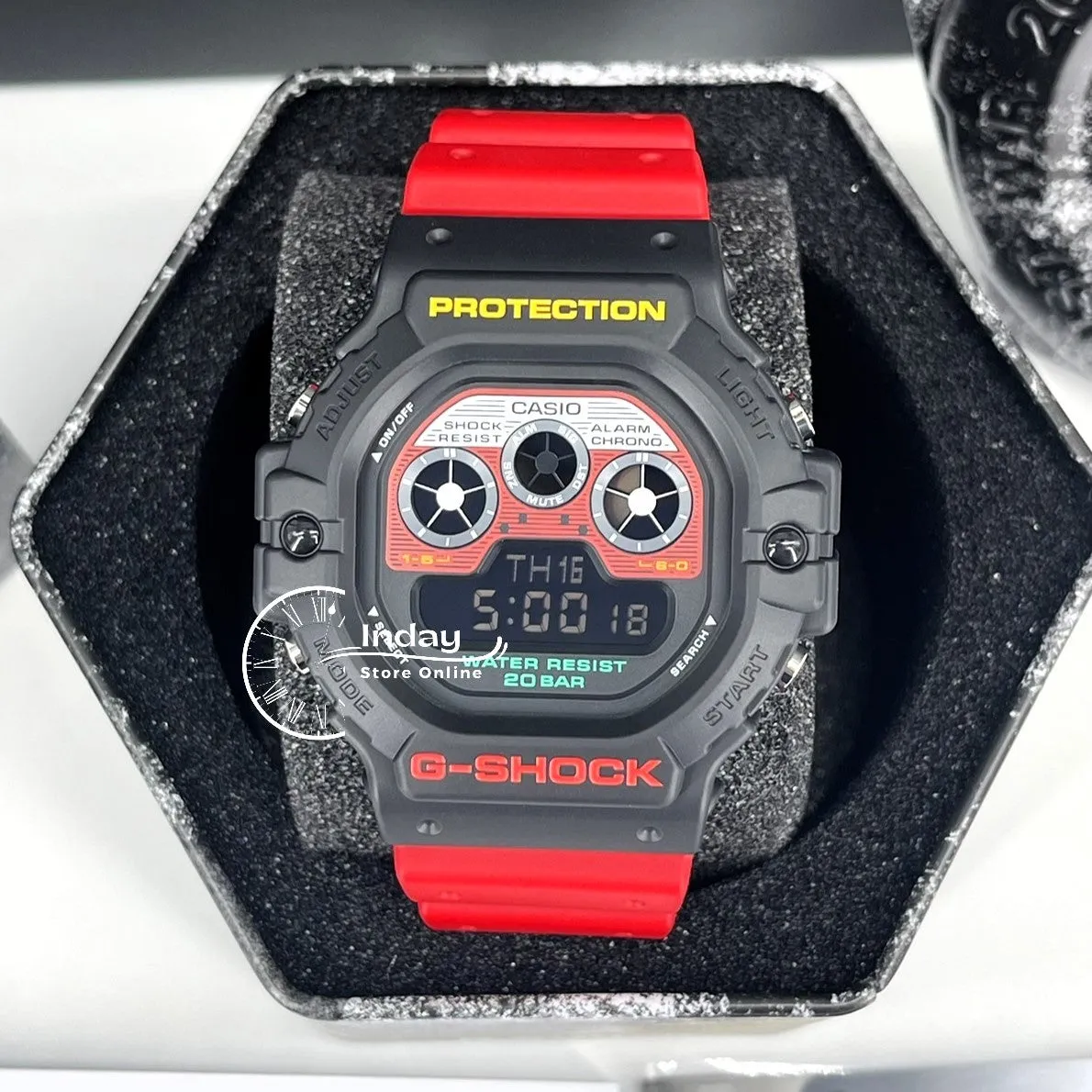 Casio G-Shock Men's Watch DW-5900MT-1A4 Digital Shock Resistant Resin Band Mineral Glass