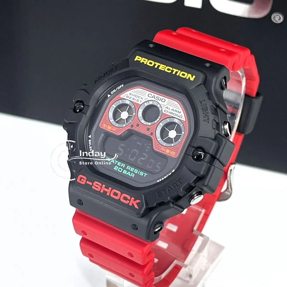 Casio G-Shock Men's Watch DW-5900MT-1A4 Digital Shock Resistant Resin Band Mineral Glass