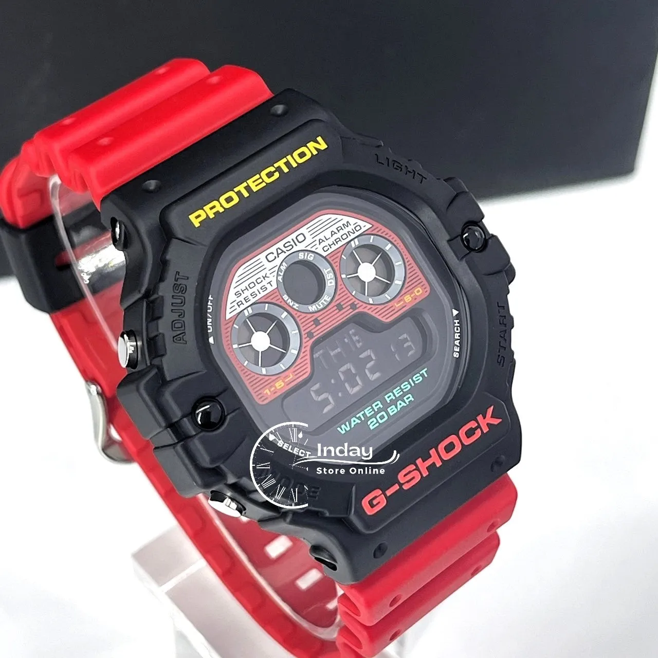 Casio G-Shock Men's Watch DW-5900MT-1A4 Digital Shock Resistant Resin Band Mineral Glass