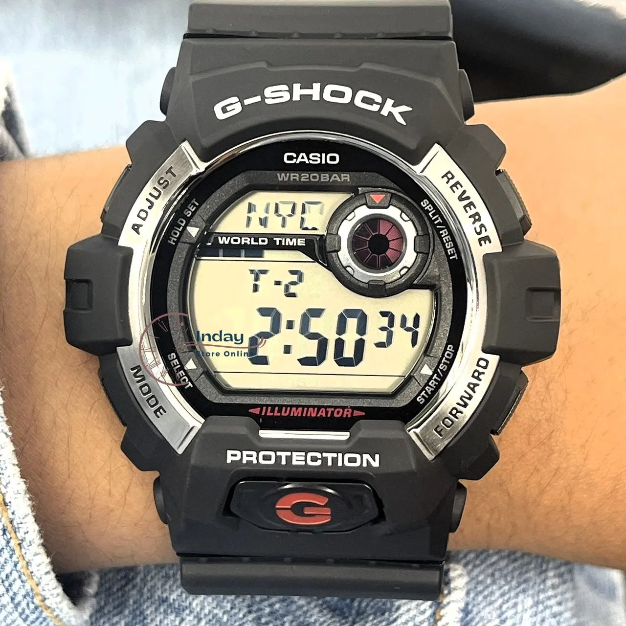 Casio G-Shock Men's Watch G-8900S-1 Resin Band Shock Resistant Mineral Glass
