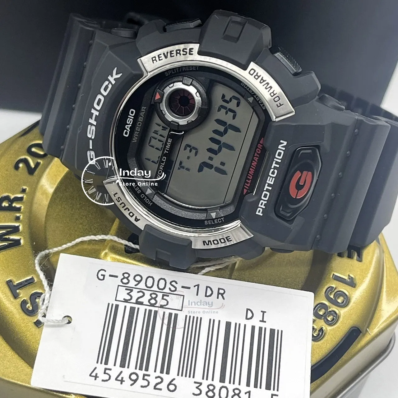 Casio G-Shock Men's Watch G-8900S-1 Resin Band Shock Resistant Mineral Glass