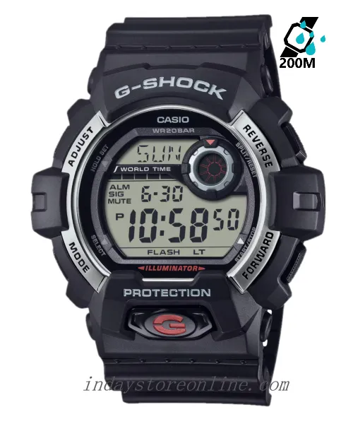 Casio G-Shock Men's Watch G-8900S-1 Resin Band Shock Resistant Mineral Glass