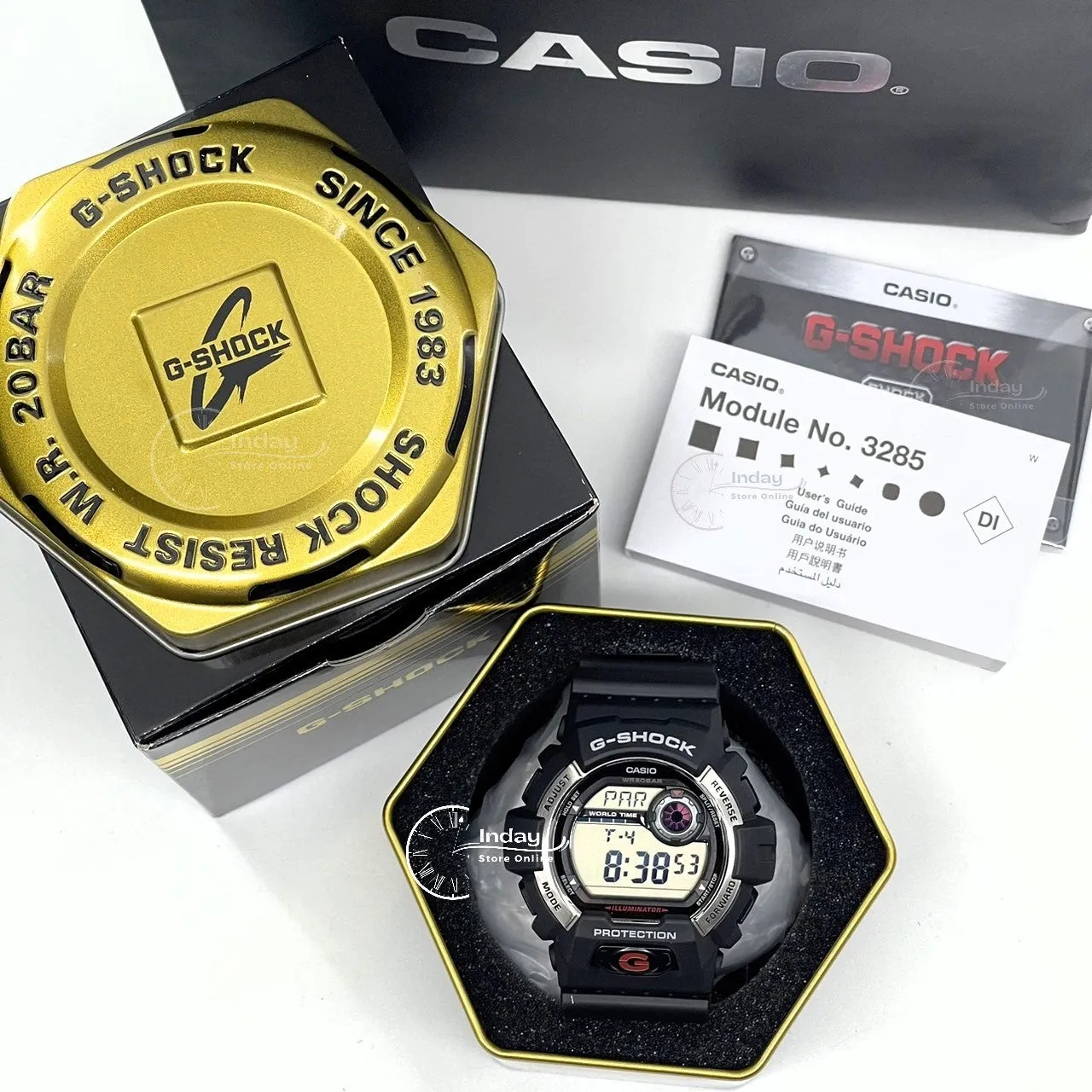 Casio G-Shock Men's Watch G-8900S-1 Resin Band Shock Resistant Mineral Glass