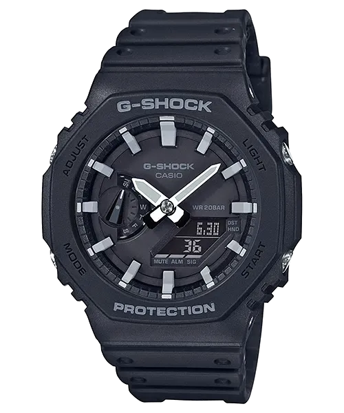 Casio G-Shock Men's Watch GA-2100-1A Analog-Digital GA-2100 Series Shock Resistant Carbon Core Guard Structure