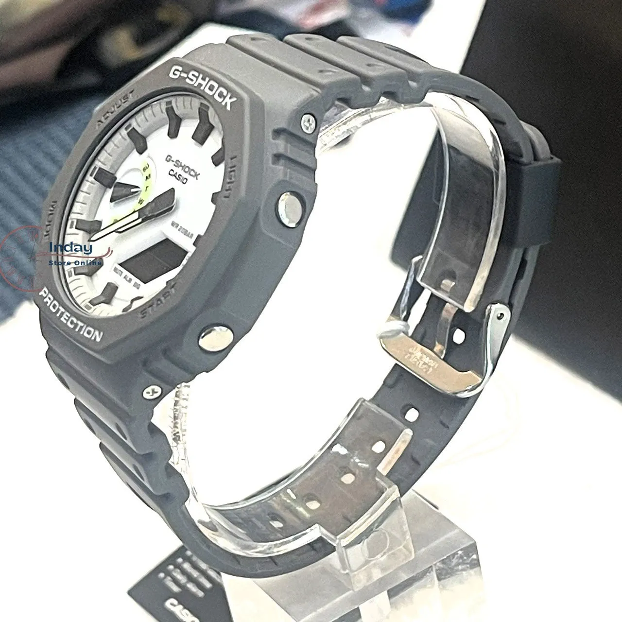 Casio G-Shock Men's Watch GA-2100HD-8A Shock Resistant Carbon Core Guard Structure