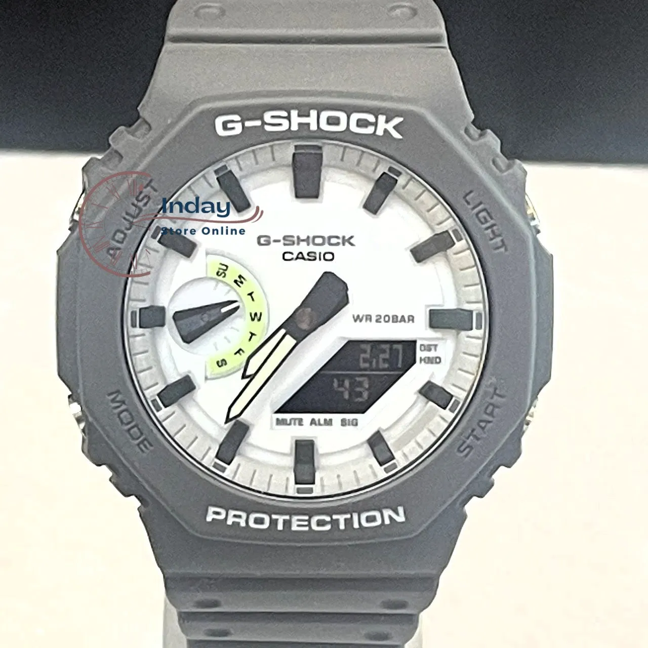 Casio G-Shock Men's Watch GA-2100HD-8A Shock Resistant Carbon Core Guard Structure