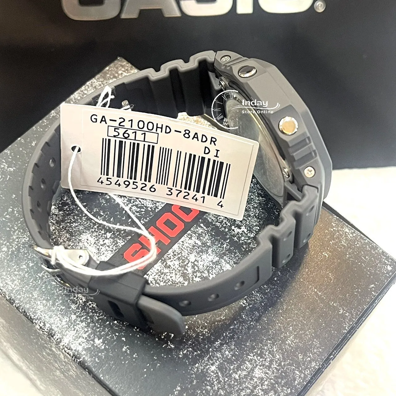 Casio G-Shock Men's Watch GA-2100HD-8A Shock Resistant Carbon Core Guard Structure