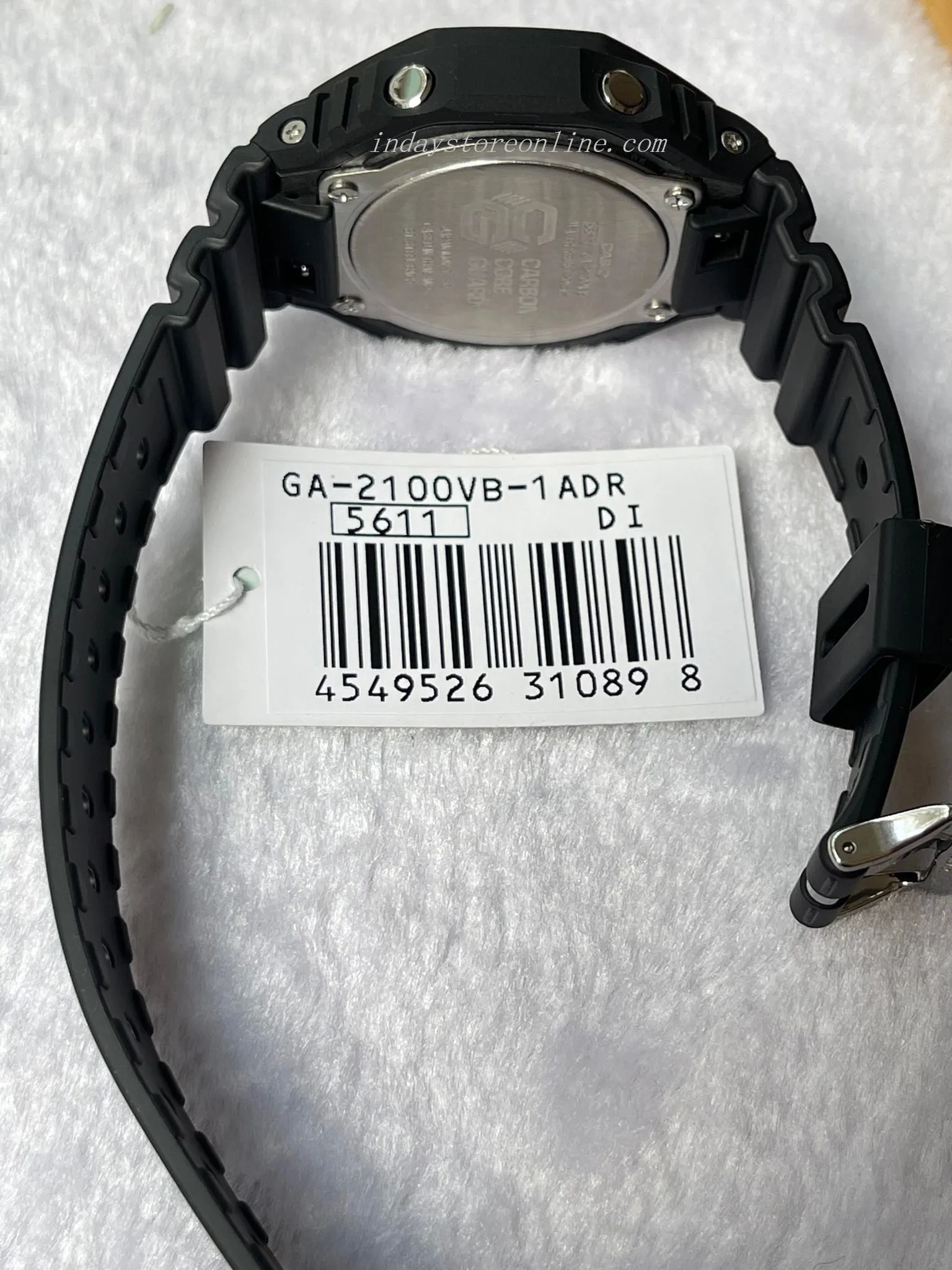 Casio G-Shock Men's Watch GA-2100VB-1A Analog-Digital Virtual Blue Series Sporty design Carbon Core Guard Structure