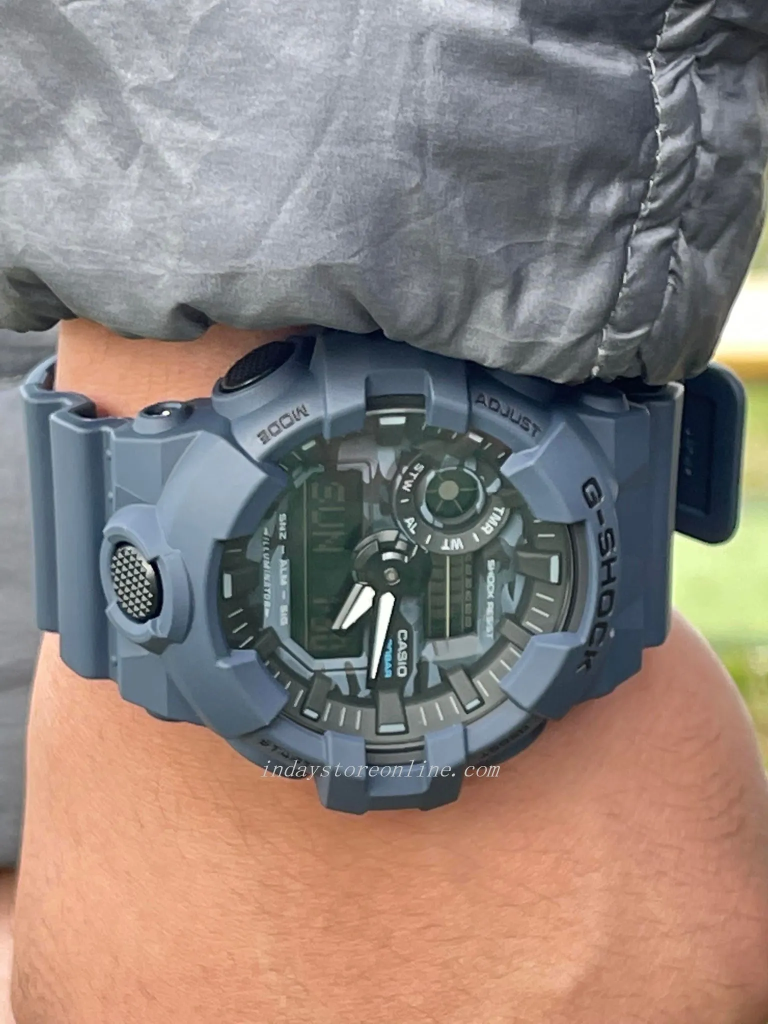 Casio G-Shock Men's Watch GA-700CA-2A Analog-Digital Camouflage Motif Sporty Design Shock Resistant