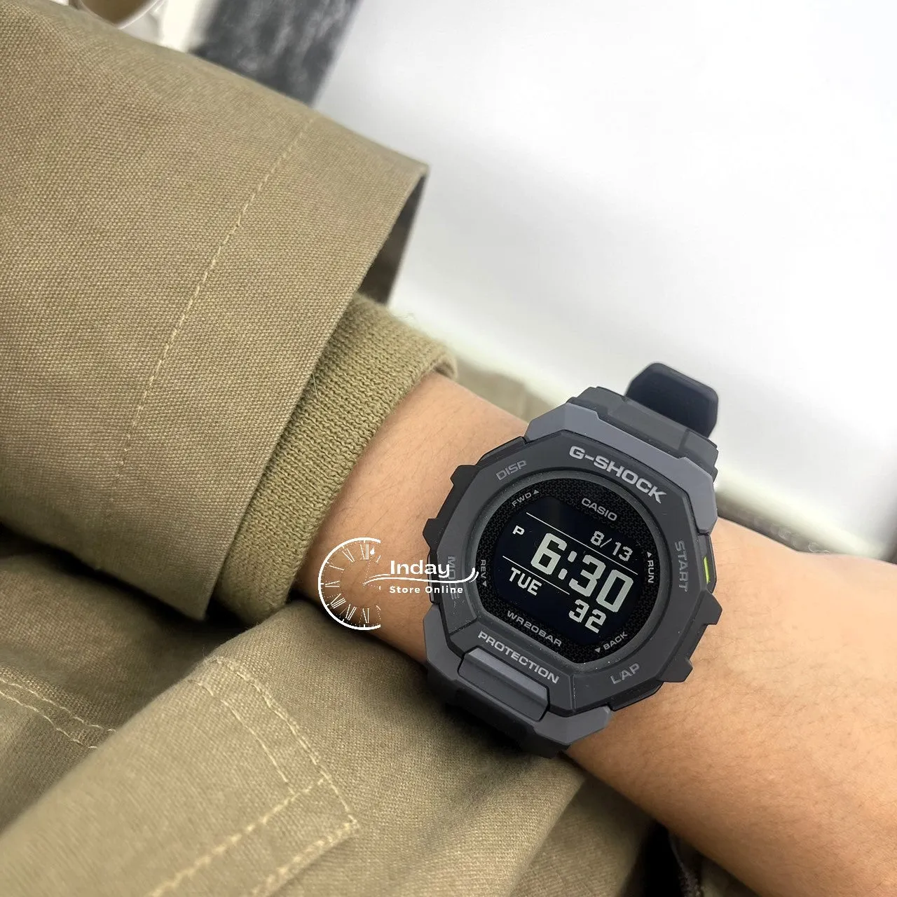 Casio G-Shock Men's Watch GBD-300-1 G-Squad Bio-based Resin Shock Resistant Mobile link Bluetooth