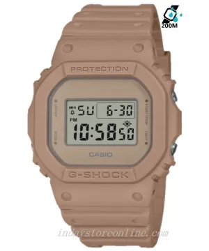 Casio G-Shock Unisex Watch DW-5600NC-5A DW-5600NC-5A Digital 5600 Series Earthy Colors Monochromatic Style Shock Resistant 200-meter Water Resistance