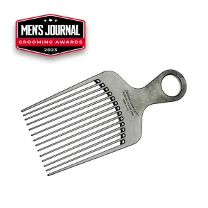 Chicago Comb - Model No. 07 - Carbon Fiber Pick Comb