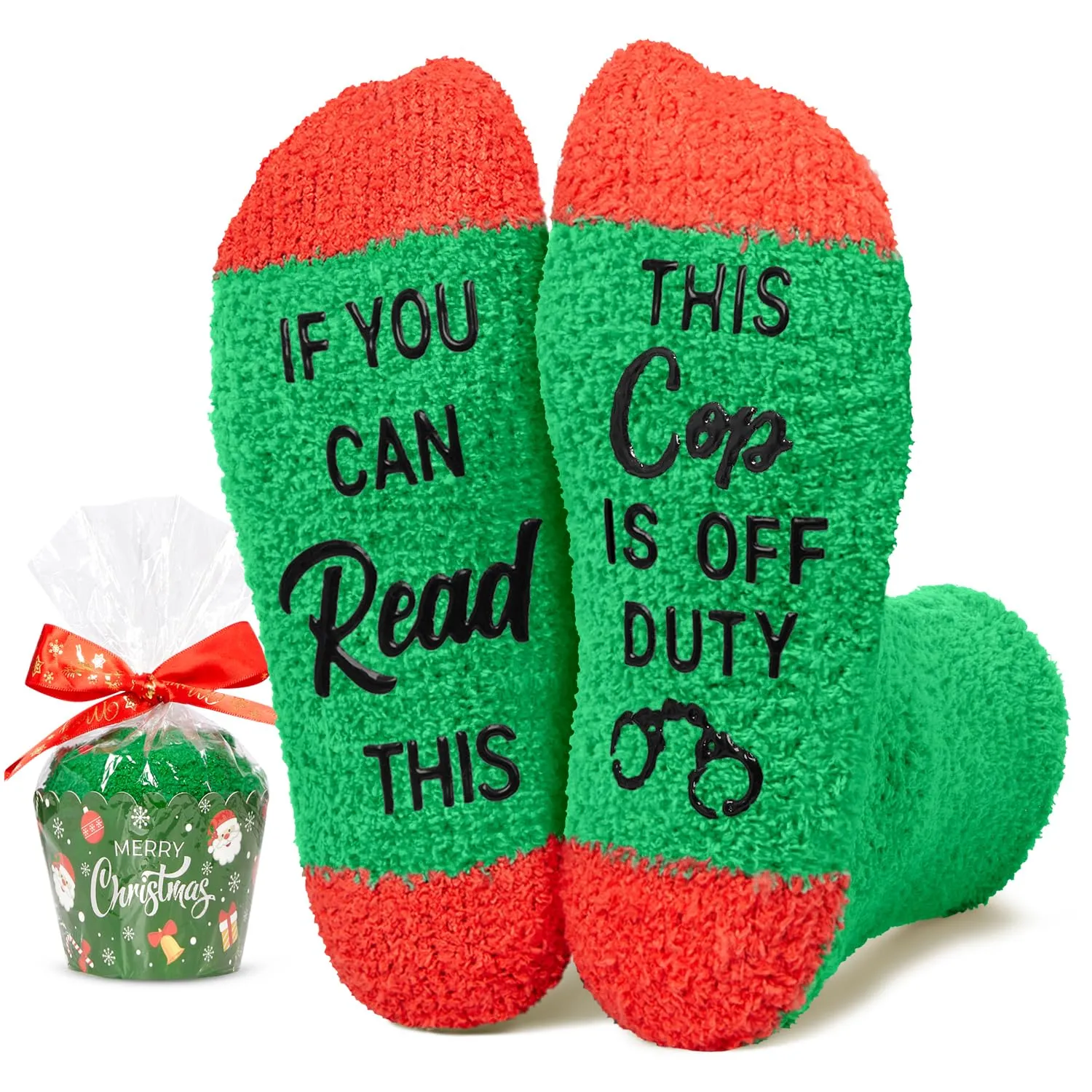 Christmas Gifts for Police Officer - Gifts For Cops Police Retirement Gifts Police Mom Gifts, Unisex Police Cop Socks
