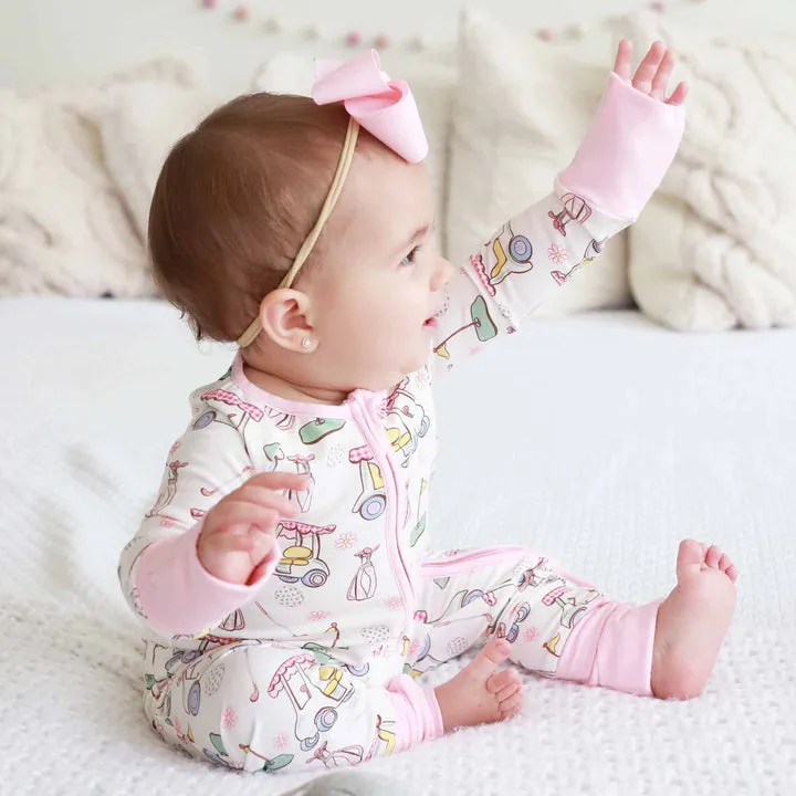 CL Convertible Romper | Country Club Cuties Pink