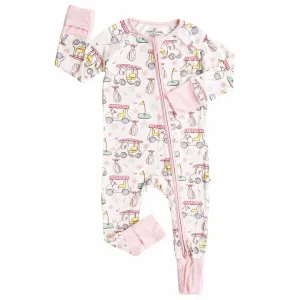 CL Convertible Romper | Country Club Cuties Pink