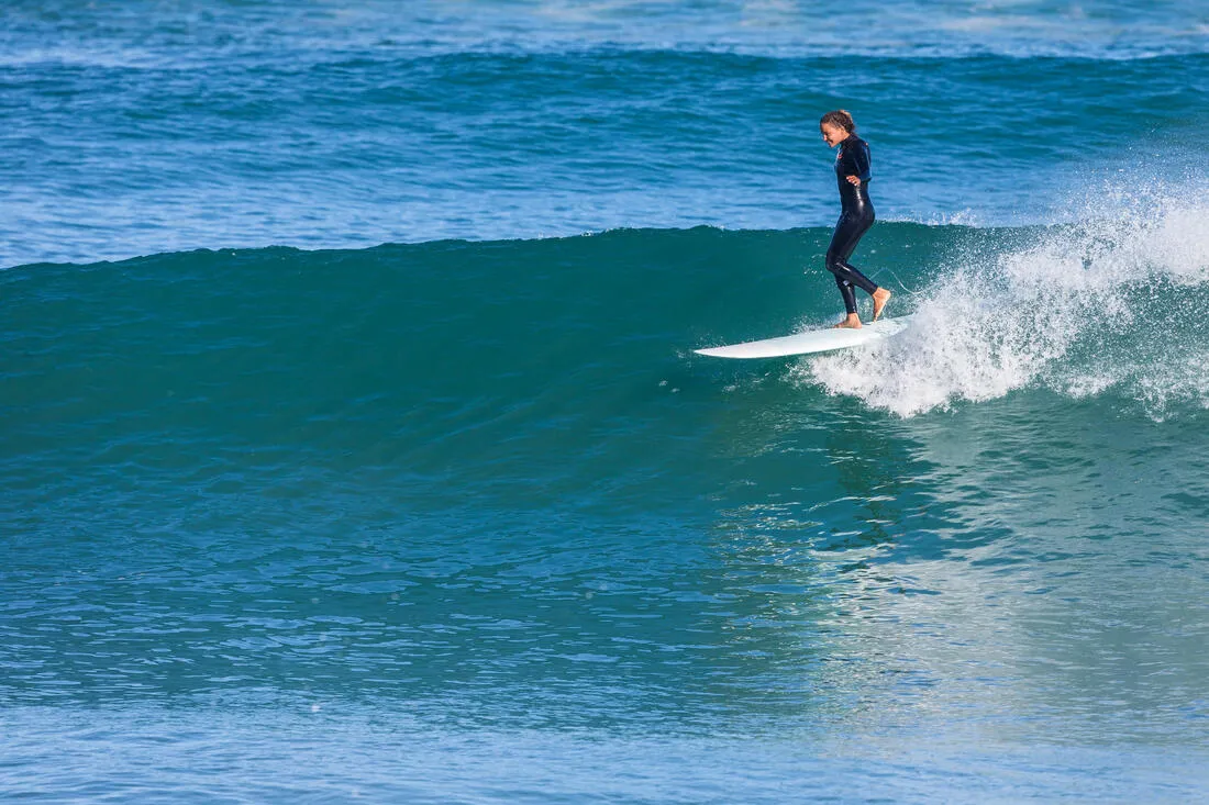 COMBINAISON DE SURF NÉOPRÈNE 3/2 MM 900 FEMME BLEU MARINE