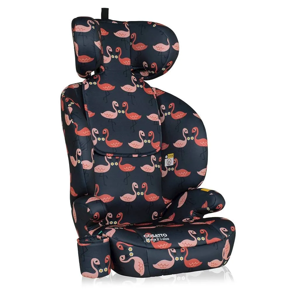 Cosatto Ninja 2 i-Size Group 2,3 Car Seat - Pretty Flamingo