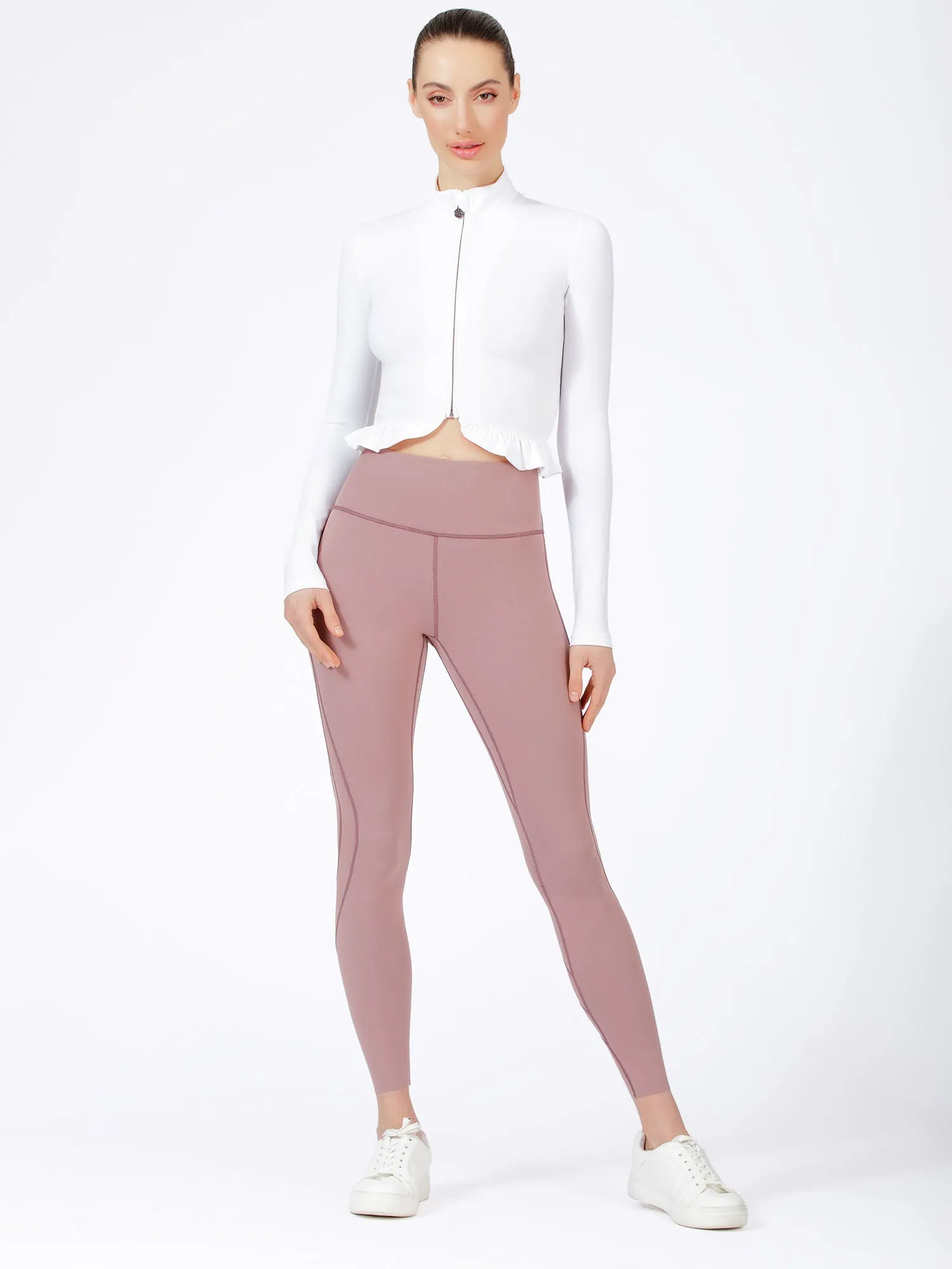 CROPPED RUFFLES JACKET