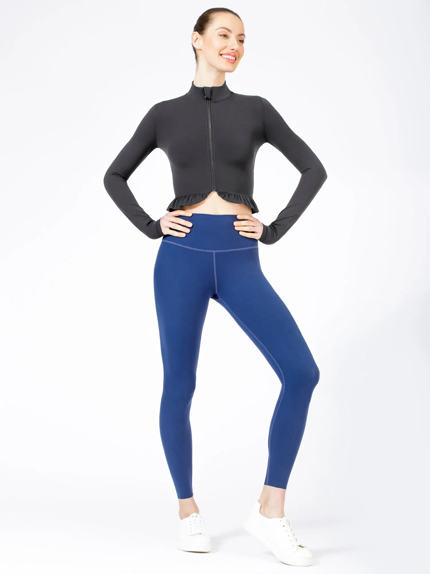 CROPPED RUFFLES JACKET
