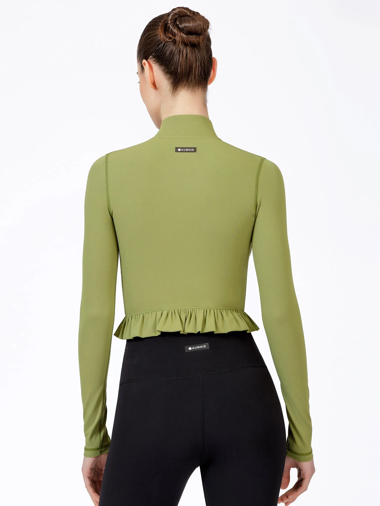 CROPPED RUFFLES JACKET