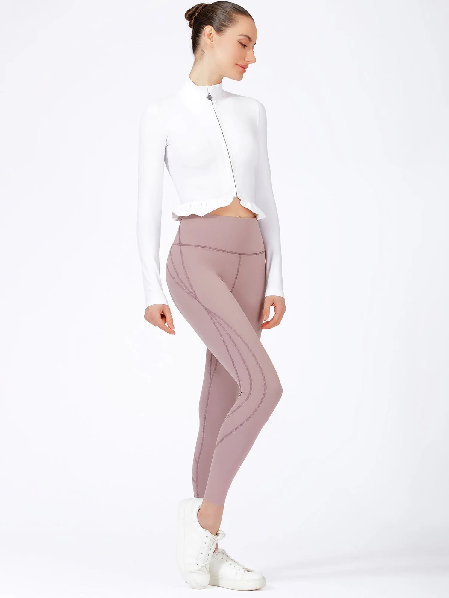 CROPPED RUFFLES JACKET