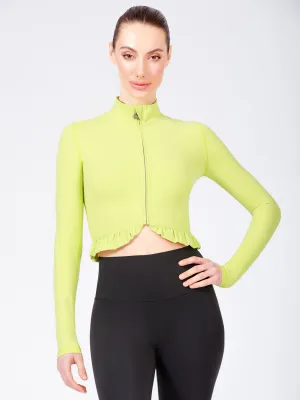 CROPPED RUFFLES JACKET