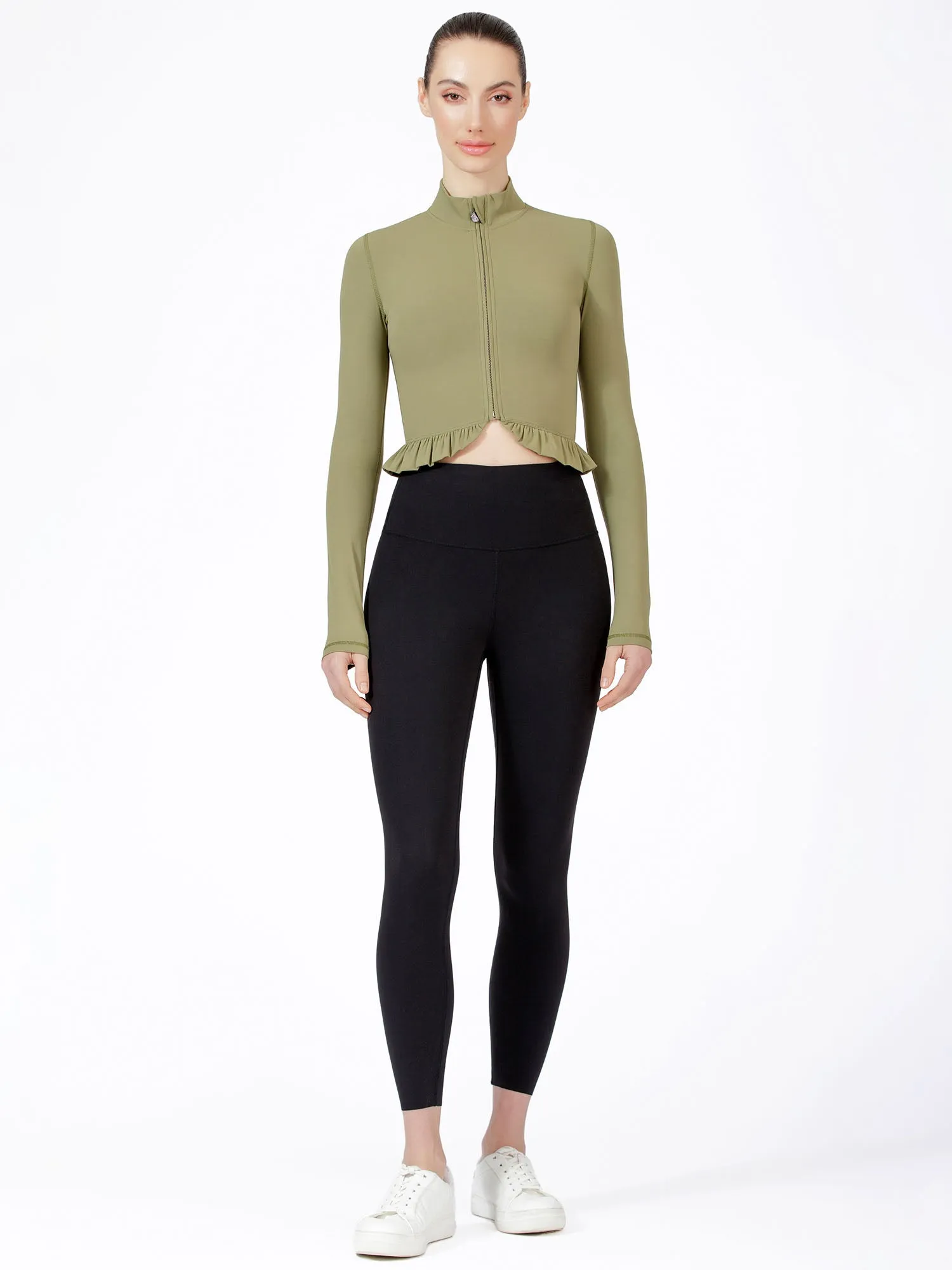 CROPPED RUFFLES JACKET