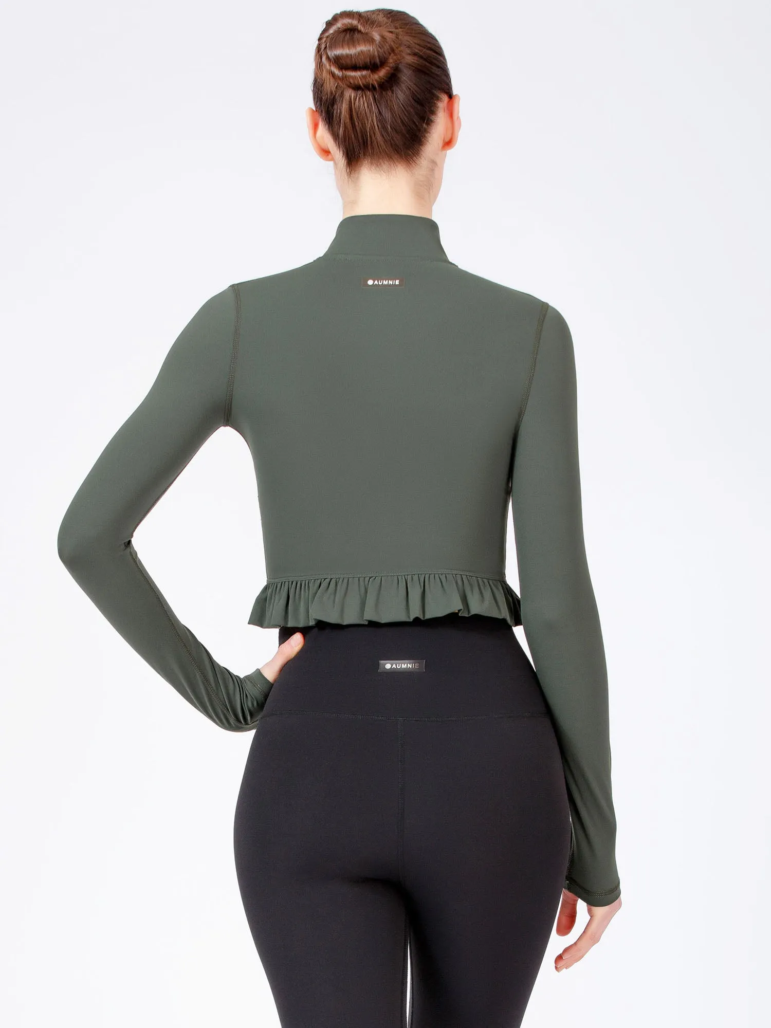 CROPPED RUFFLES JACKET