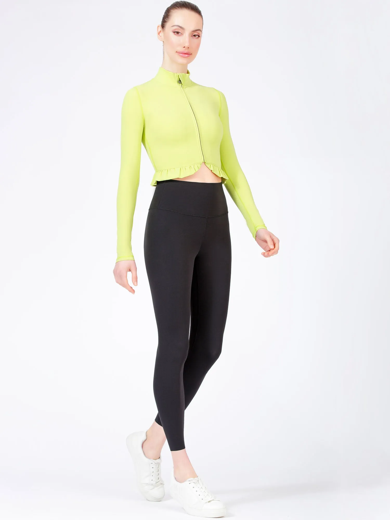 CROPPED RUFFLES JACKET