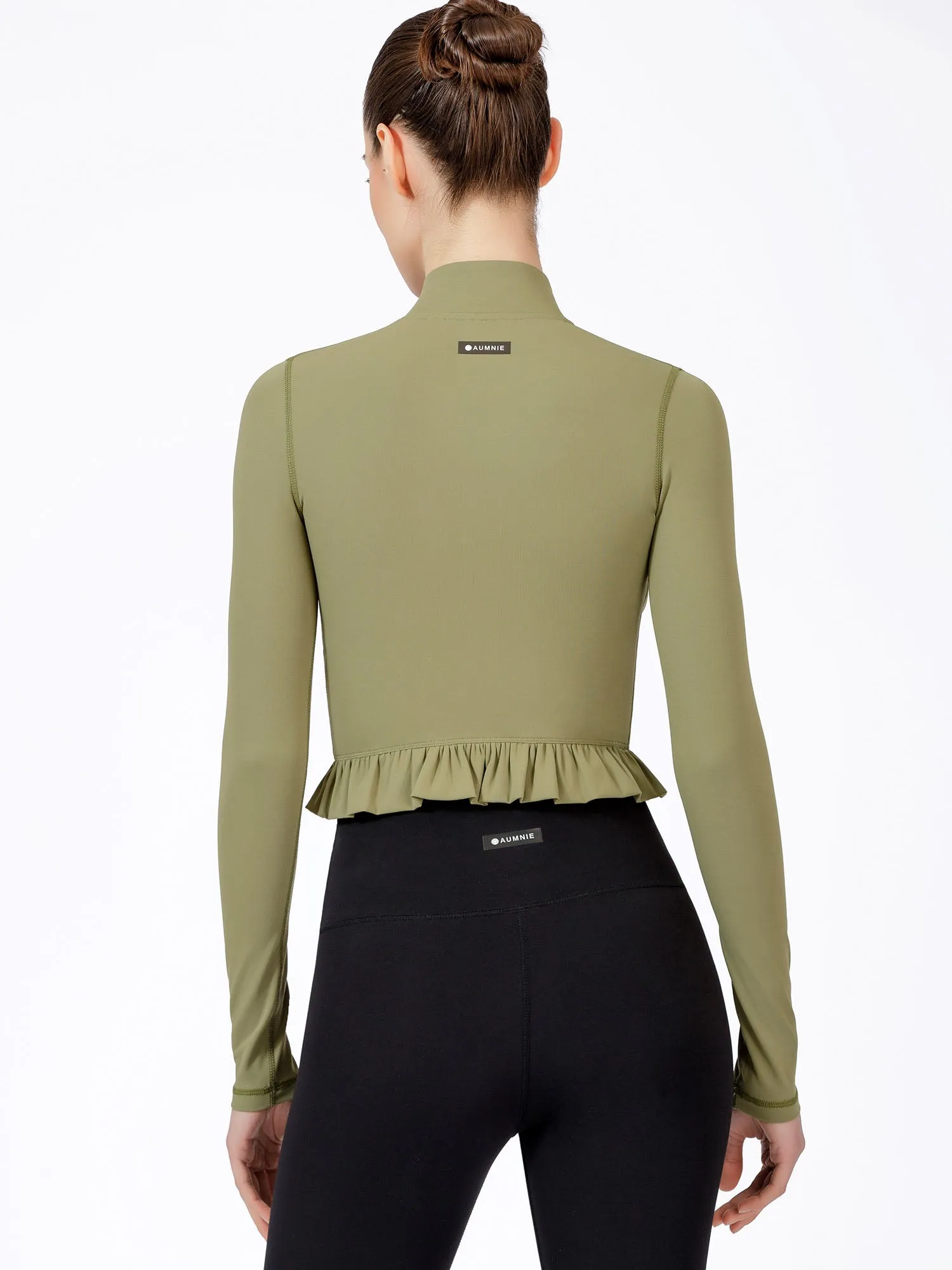CROPPED RUFFLES JACKET