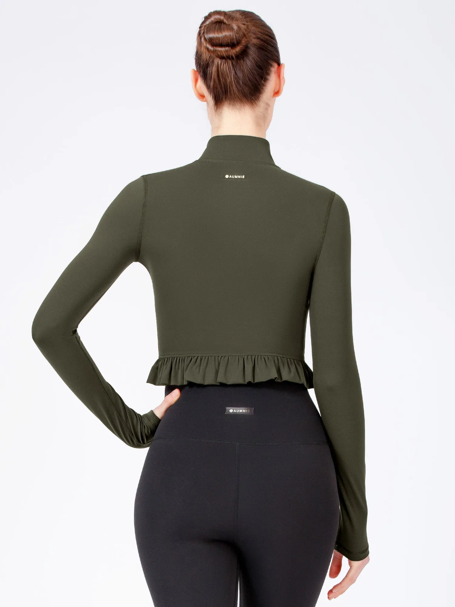 CROPPED RUFFLES JACKET