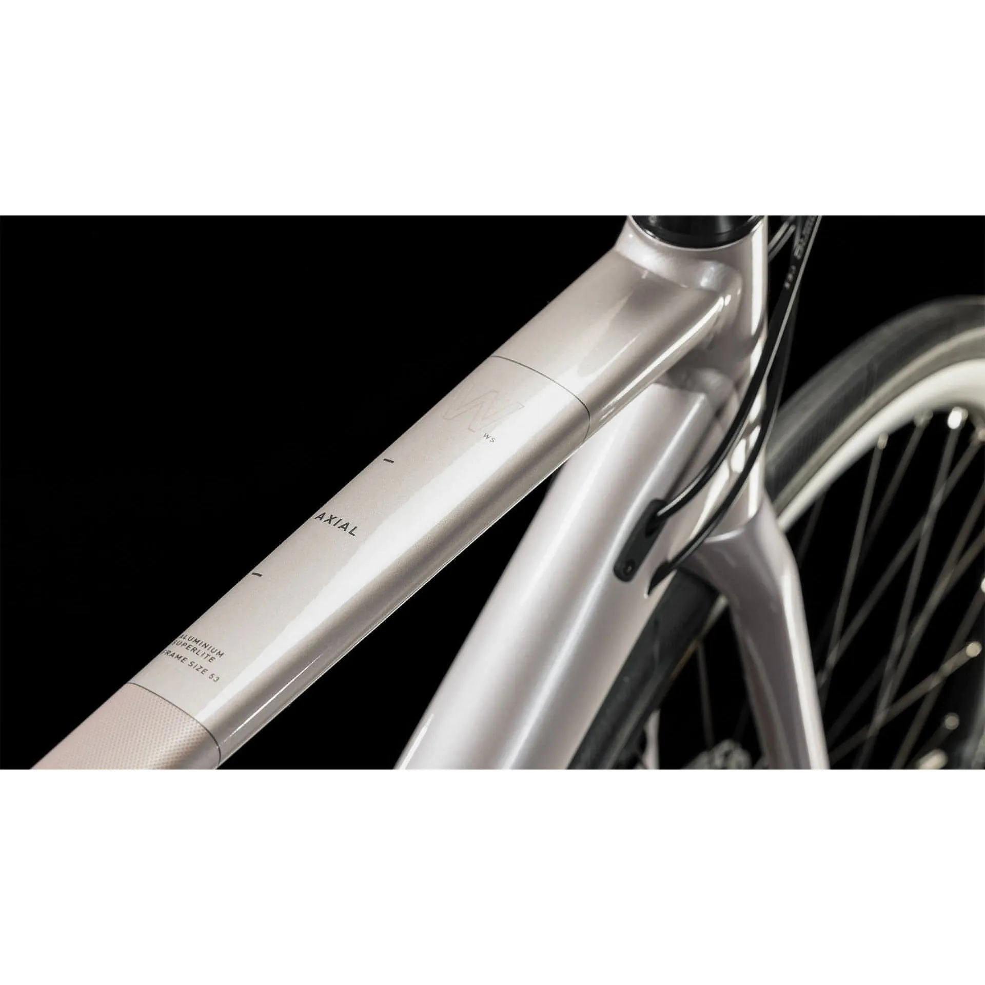 Cube Axial WS Womens Road Bike 2024 - Grey Rose Blush