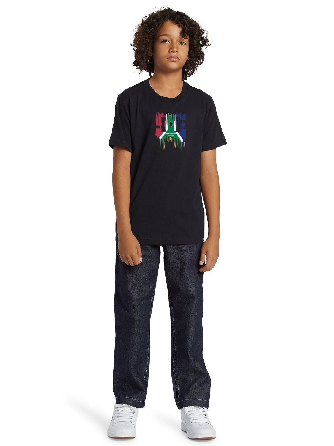DC Boys SA Flag Drip T-Shirt