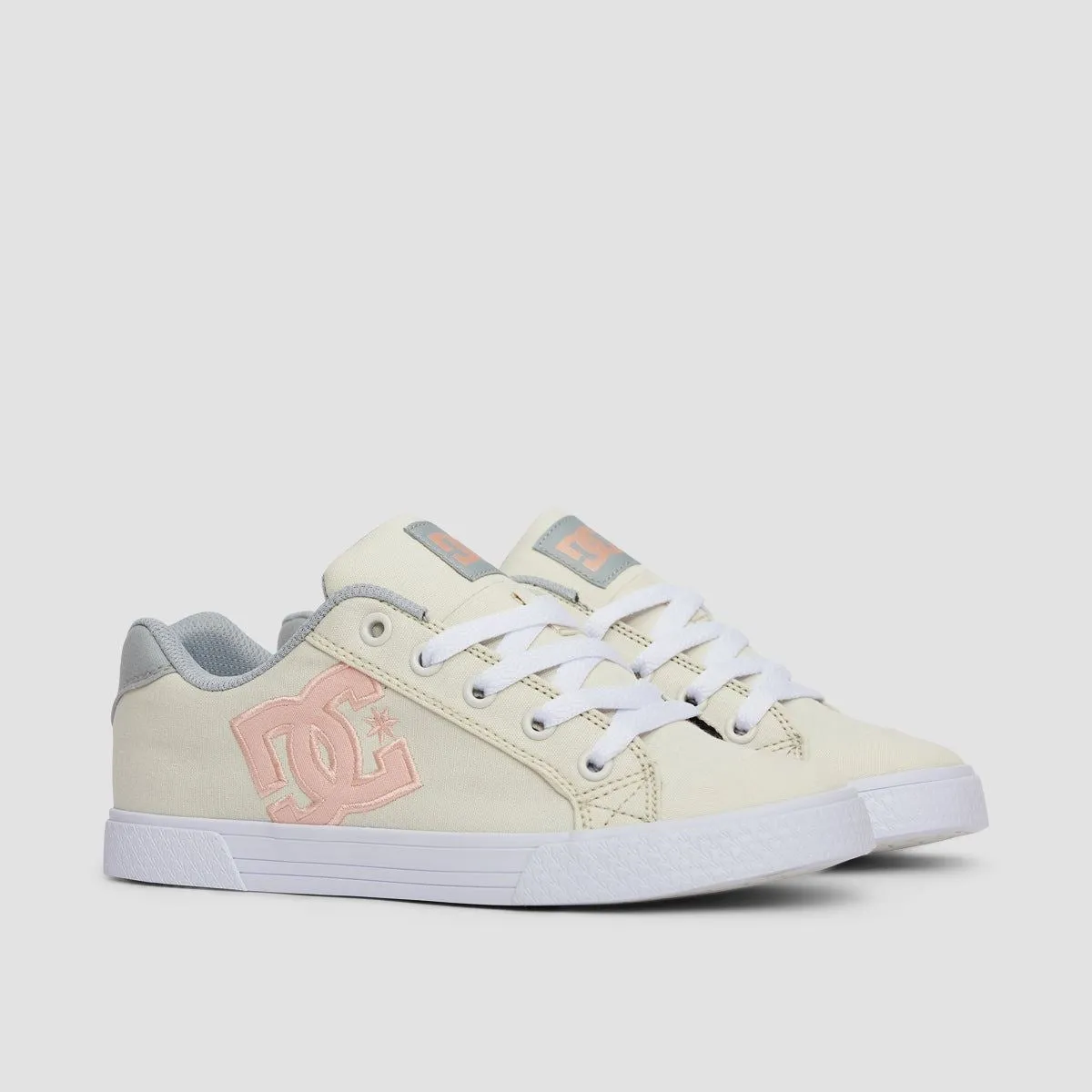 DC Chelsea Shoes - Grey/Pink - Womens