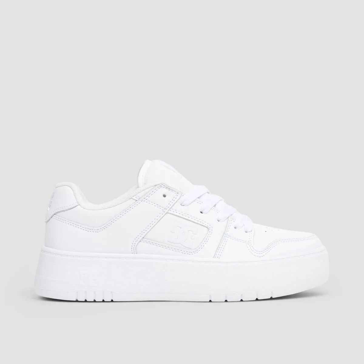 DC Manteca 4 Platform Shoes - White/White - Womens
