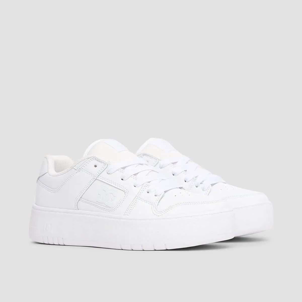DC Manteca 4 Platform Shoes - White/White - Womens