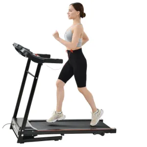 Electric Treadmill with MP3 and Cylinder Fold Type