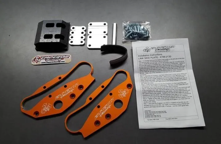 Emperor Racing KTM XC-F / SX-F 350 / 450 Linkage Guard Orange