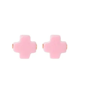 enewton | Signature Cross Stud - Pink