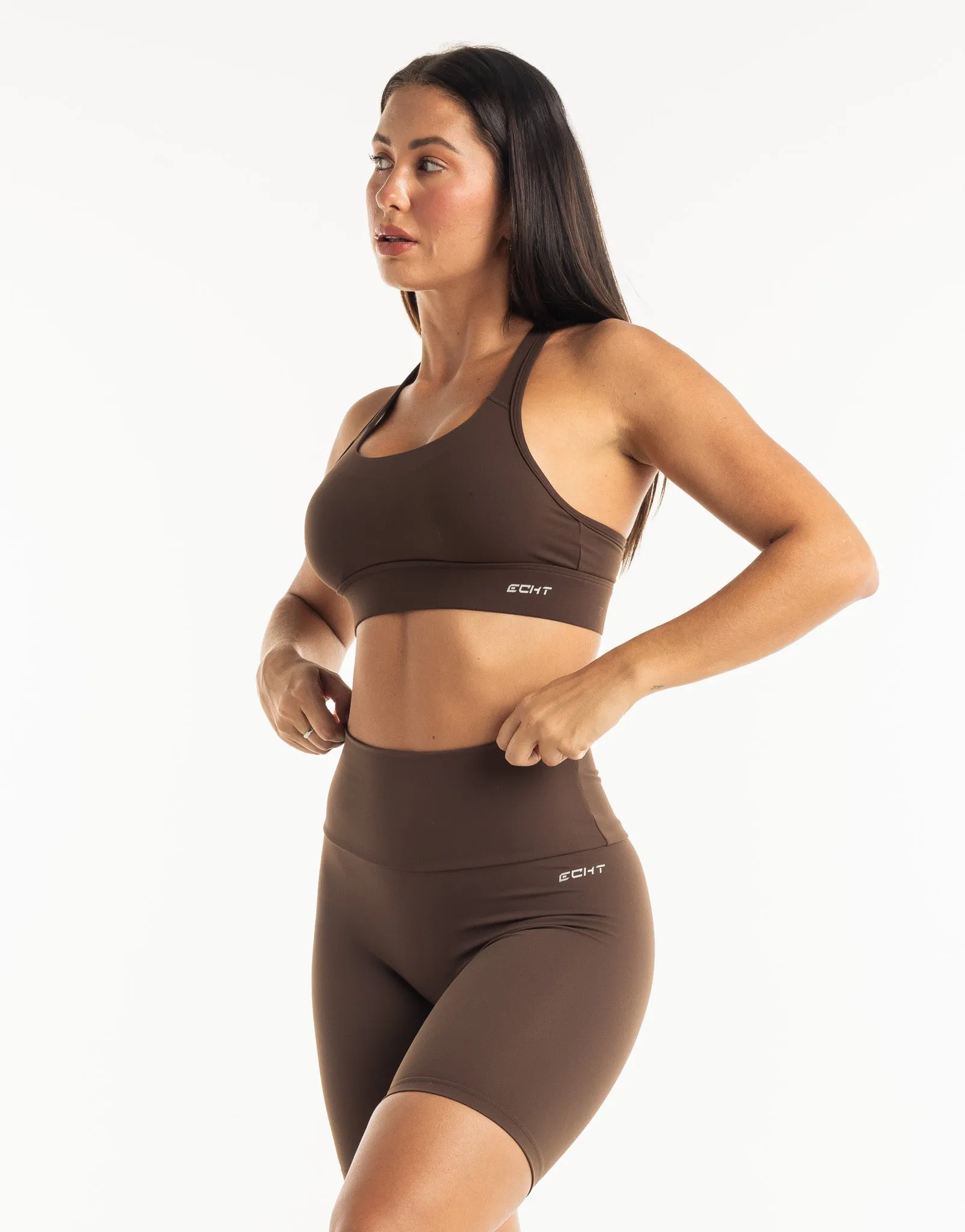 Essence Sports Bra - Fudge Brown