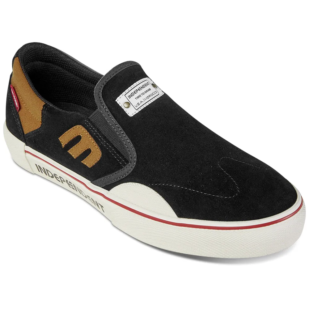 ETNIES MARANA SLIP X INDY [BLACK/BROWN] SHOES