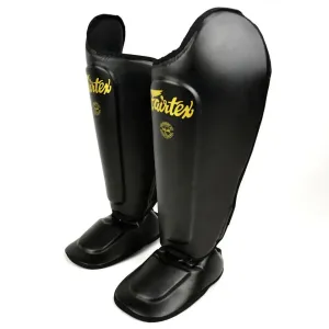Fairtex SP8 Ultimate Shin Guards - Black & Gold