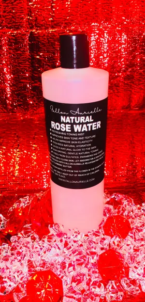 Fallon Aurielle Natural Rose Water Skincare Refill Bottles